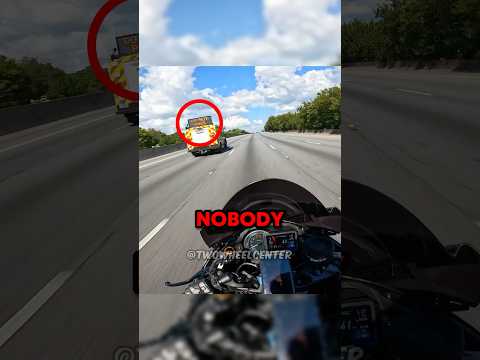 Biker IGNORES Ambulance Warning!