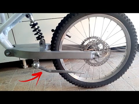 Making e-Dirt Bike! - Bike Kickstand Mount - Bisiklet Ayaklığı Montajı