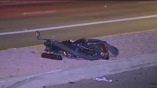 2 people on e-bike seriously hurt after colliding with 2 cars in San Marcos | NBC 7 San Diego
