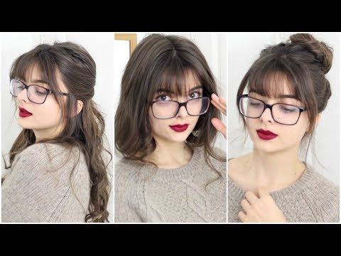 Hairstyles For Bangs Gles Tutorial Hairstyles For Bangs Gles