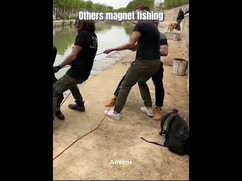 Others magnet fishing vs this guy 💀