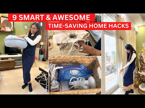 9 Smart & Brilliant Time-Saving HOME HACKS | Quick Tips For HOME MAKING