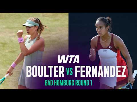 Katie Boulter vs. Leylah Fernandez | 2026 Bad Homburg Round 1 | WTA Match Highlights