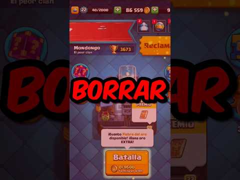 POR ESTO BORRARE MI CUENTA DE #clashroyale