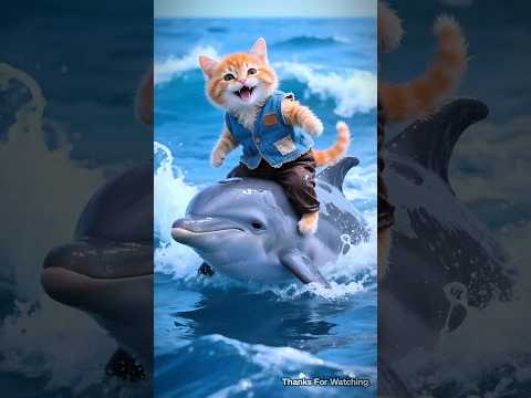 Brave Kitten Saves Dolphin ? from Cruel Bears ? | Shocking Twist!