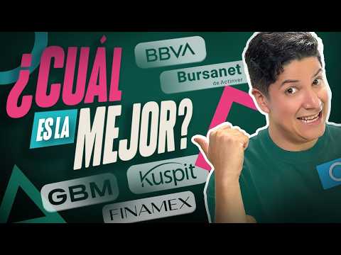 ¿Cuál es la MEJOR CASA de BOLSA en México 2025? | ¿Dónde INVERTIR en ACCIONES? #finanzas