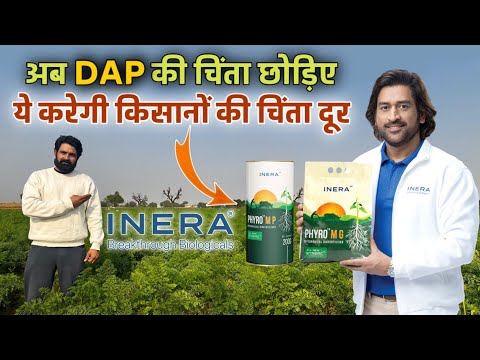 DAP की चिंता छोड़े इसको अपनाये Inera farming in India Best farming company in india MS Dhoni