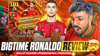 107 RATED BIGTIME RONALDO GAMEPLAY REVIEW 🥵🔥 || BEST CR7 CARD IN THE GAME☠️🐐 || ഇത് തലതൊട്ടപ്പൻ💀