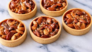Caramel Nut Tart 🍯 Buttery, Crispy, and Irresistible