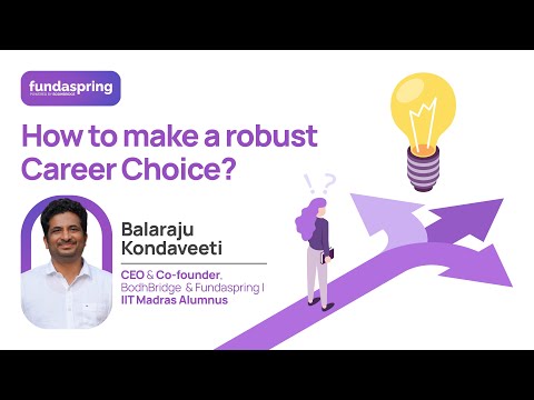 #careertips : IIT Madras Alumnus on Making Robust Choices