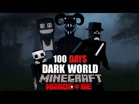 KiroMC tóm tắt 100 ngày Minecraft Endless Horror thế giới của bóng đêm