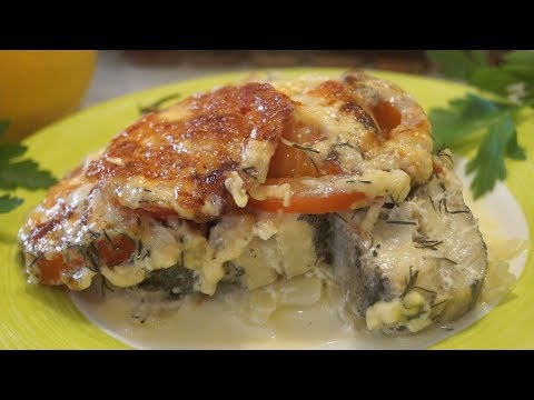 Минтай с помидорами и сыром. Вкусный и Легкий ужин за 40 минут