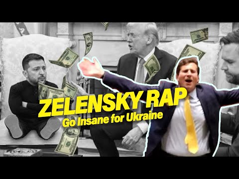 Zelensky Rap - Go Insane For Ukraine | Alex Stein OFFICIAL Music Video (feat Ian Crossland and JVT)