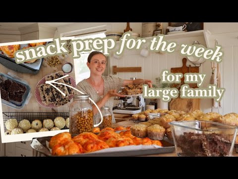 Nap Time SNACK PREP | Easy Homemade Snacks For My Family of 6!