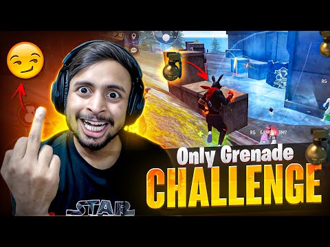 NEW GRENADE CHALLENGE 🤯🔥 CHALLENGE TO ALL YOUTUBERS 😂✌ KAR KE DIKHAO 👽💪 FREE FIRE