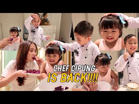KANGEN MASAK!!! KOLABORASI CHEF CIPUNG & ASISTEN CHEF LILY DIDAPUR BIKIN DESSERT ENAK!!! 
