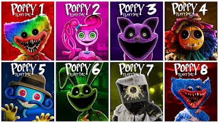 Poppy Playtime: Chapter 1, 2, 3, 4, 5, 6, 7 & 8 Full Gameplay Walkthrough & Ending | Poppy: 5 New