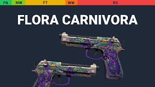 Dual Berettas Flora Carnivora Wear Preview