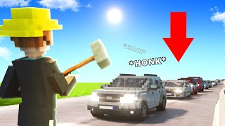 Causing Endless Traffic in Teardown..