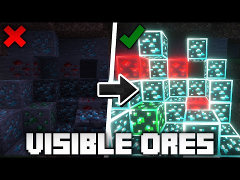 Visible Ores Texture Pack 1.21.6/1.21.7 Download