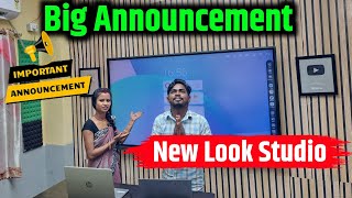 Big Announcement | My New Look Studio Room | Sunil wala tech