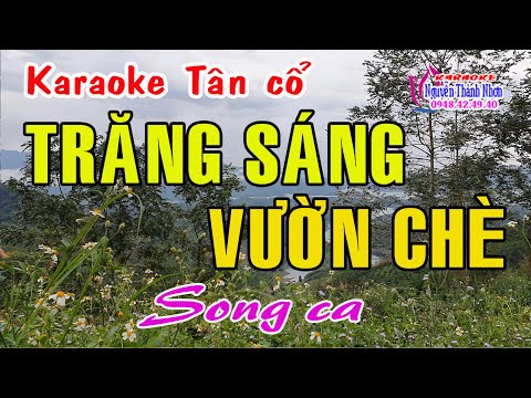 Karaoke tân cổ TRĂNG SÁNG VƯỜN CHÈ – SONG CA [ Minh Cảnh- Lệ Thuỷ] Tân cổ trước 75.