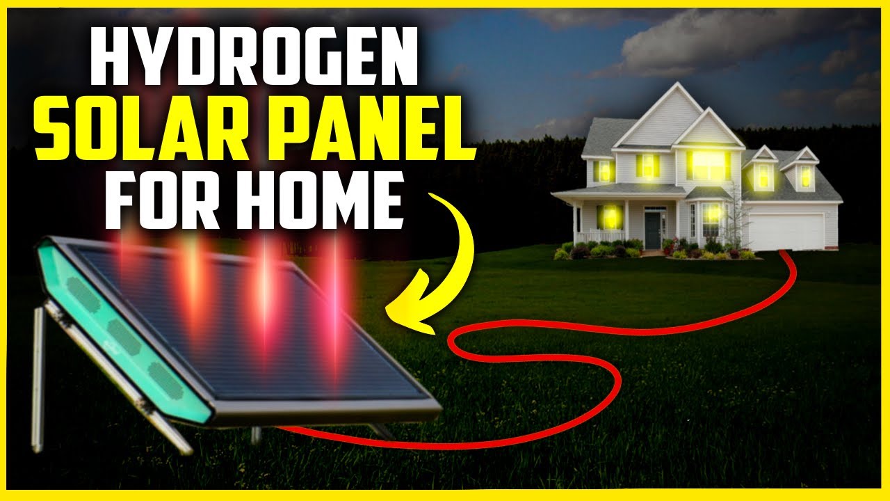 New Solar Panel Produces Cheap Green Hydrogen at Home | Breakthrough!