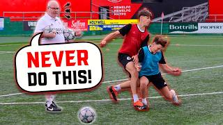 Viral Academy Football Coach Mic'd Up In Training 😳🤬 | GOLDEN FOOTBALL TIPS