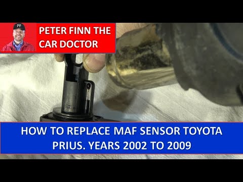 How to replace MAF sensor Toyota Prius. Years 2002 to 2009