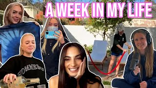 WEEK IN MY LA LIFE | friends visit, podcast drama, dying my hair