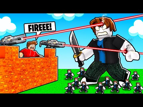 ROBLOX BUT CHOP BECOMES HOSTILE AND ATTACKS MY BASE
