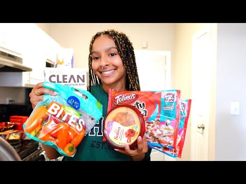 a *realistic* grocery shopping vlog + haul of a 20-year-old living alone