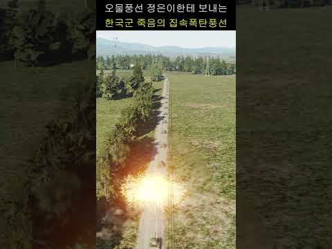 오물풍선 정은이한테 보내는 한국군 죽움의 집속폭탄풍선 #군대 #국방부 #military #dcs #dcsworld