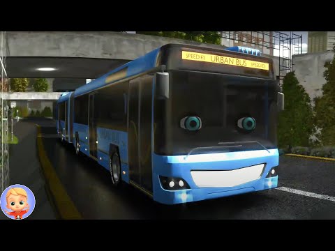 All Aboard! The Bus Song for Kids with Wheels On The Bus + More  Nursery Rhymes