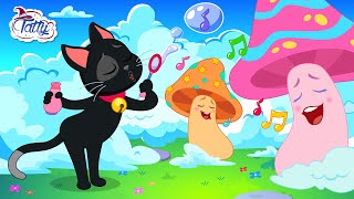 Tatty e Misifu no mundo dos cogumelos cantores🎤🍄‍🟫 Um desenho animado sobre plantas que ganham vida