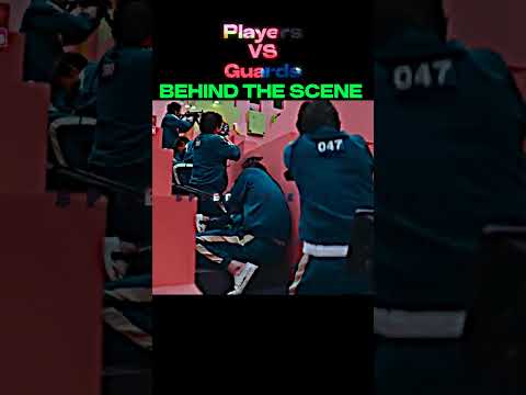 Guards vs players behind the scene 🤯 #squidgame2 #shorts
