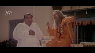 ಸಿನಿಮಾ ಹೀರೋ ಆಗಲು ಸಾಧು ವೇಷ ಹಾಕಿದ ಸಾಧು ಕೋಕಿಲ - Ganga Yamuna Kannada Movie Comedy Scenes