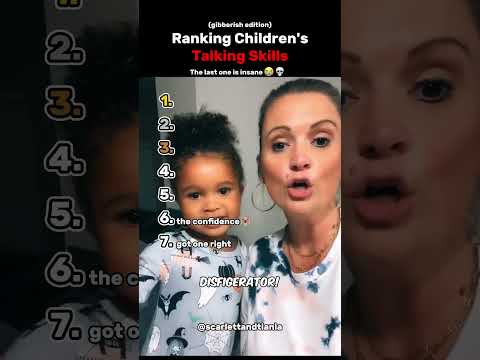 Ranking The Top 7 Children’s Talking Skills (Gibberish Edition)