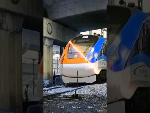 आख़िर वन्दे भारत का रंग क्यों बादल गया 😤 | #indianrailway #train #vandebharatexpress #shorts #viral