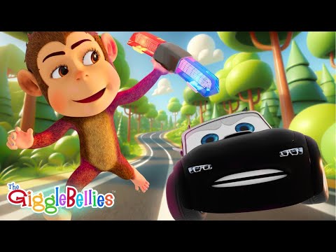 Police Car Lost Its Siren 🚓 | Who Took The Siren? 🚨 | Nursery Rhymes - GiggleBellies