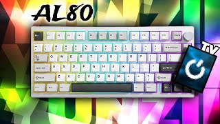 This Keyboard is Amazing! Mechanical Gaming Keyboard with Display and Aluminum Case - Yunzii AL80