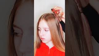 Heart braid hairstyle❤️ #hairstyle #heartbraids #valentinesday