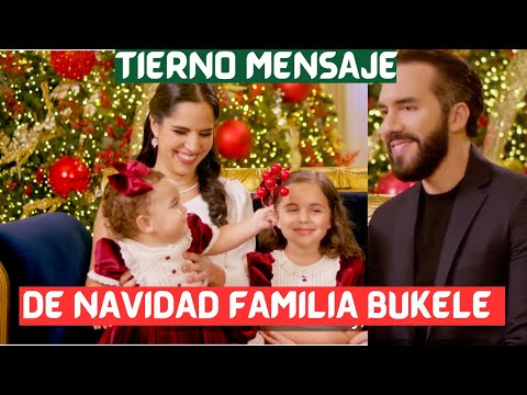 BUKELE JUNTO A SU FAMILIA ENVIÓ TIERNO MENSAJE DE NAVIDAD PARA LOS SALVADOREÑOS