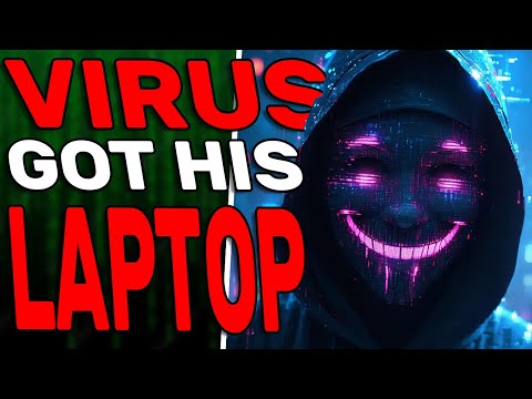 BROKE Scammer gets his CHEAP laptop DESTROYED with a VIRUS!