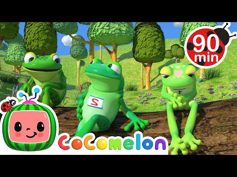 Os cinco sapinhos🐸 |  CoComelon | Músicas Infantis e Desenhos Animados em Português