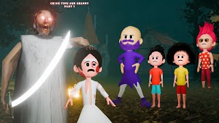 Chinu Tinu Aur Granny Part 3 | TINU KI SHAITANI | Gulli Bulli | Cartoon | Baba Wala