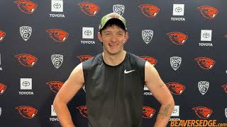 Oregon State Punter AJ Winsor Talks Special Teams Progress, Punting, & MORE