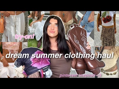 buying my dream summer wardrobe (HUGE TRY-ON CLOTHING HAUL) 2024