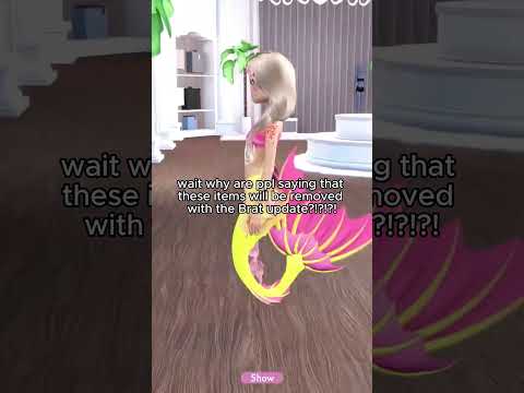 Will these items be REMOVED from Dress to impress after the Brat update?!