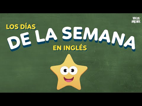 Días de la semana en Inglés - Videos Aprende